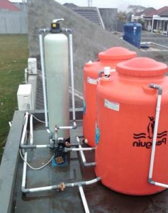 Cara menjernihkan air kuning coklat